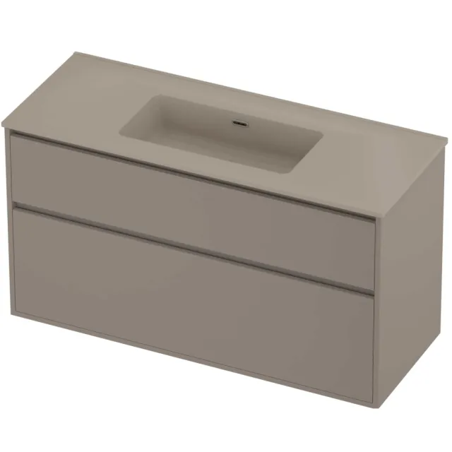 Proline Tribute Badmeubelset Porselein Elegant 120x46x67 cm Mat Crème Cotton Clay Beige