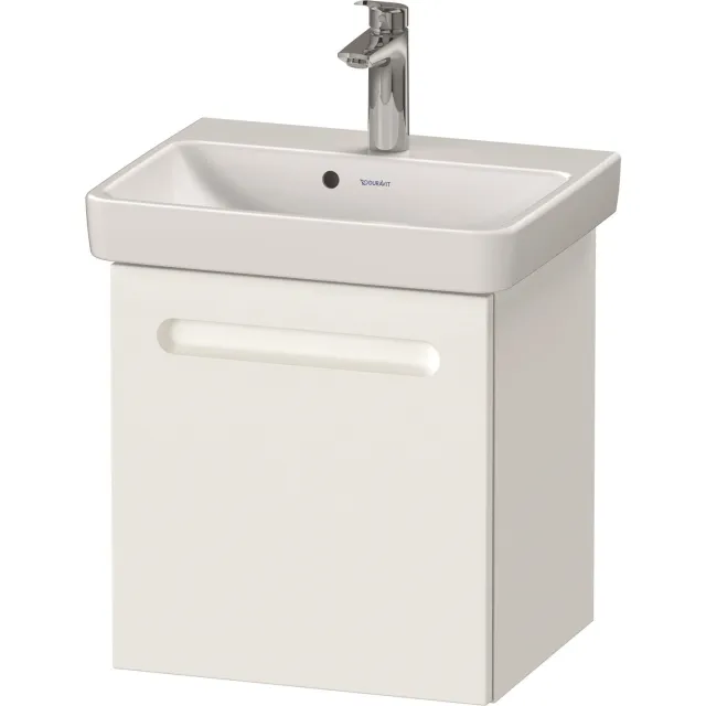 Duravit No.1 wastafelkast met 1 deur mat wit