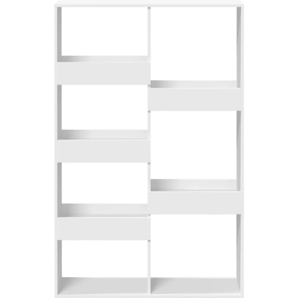 vidaXL Kamerscherm 100x33x155,5 cm bewerkt hout wit