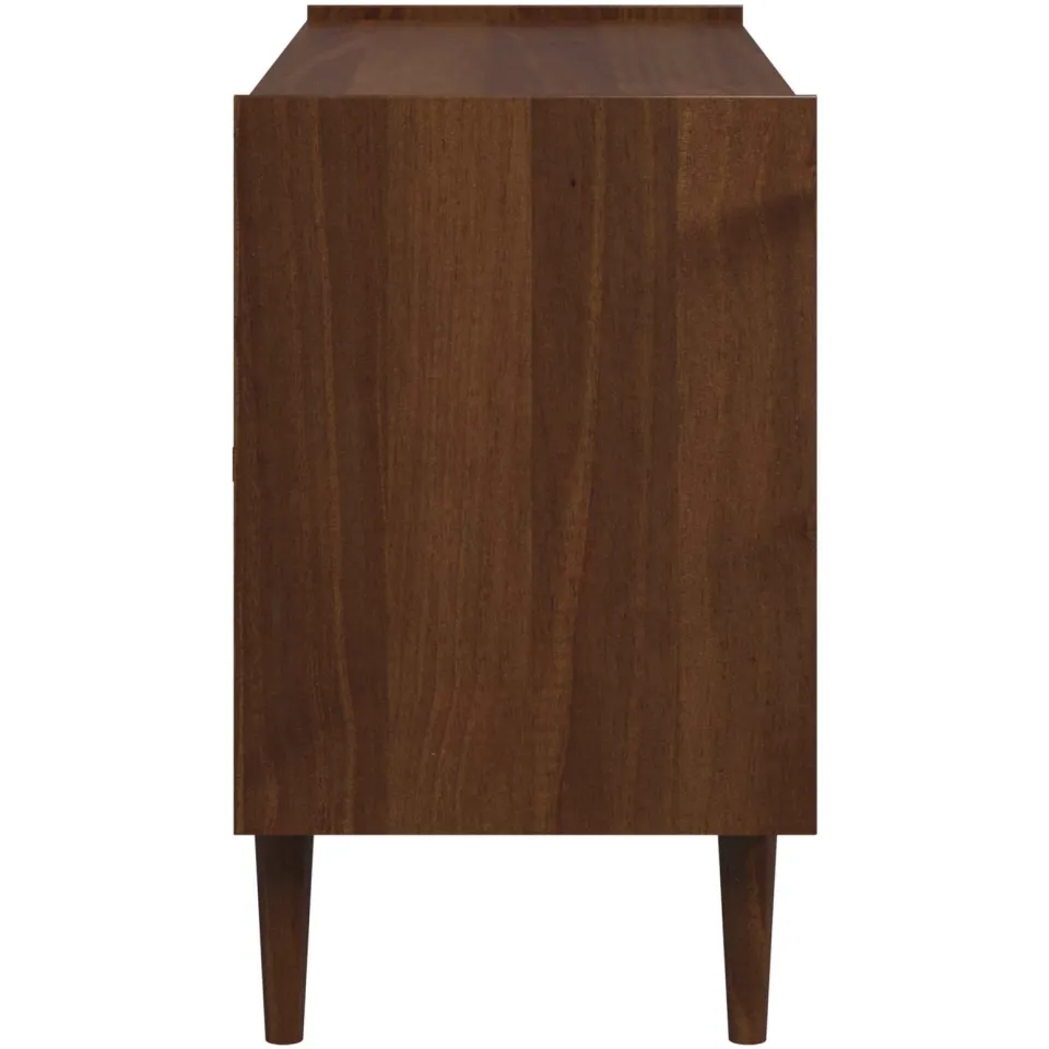 vidaXL Dressoir BILBAO Donkerkaramel 114 x 45 x 75 cm bruin, foto 4