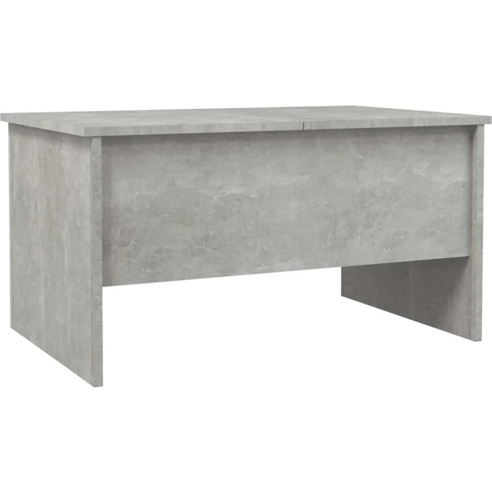 vidaXL Salontafel 80x50x42,5 cm bewerkt hout betongrijs grijs, foto 4