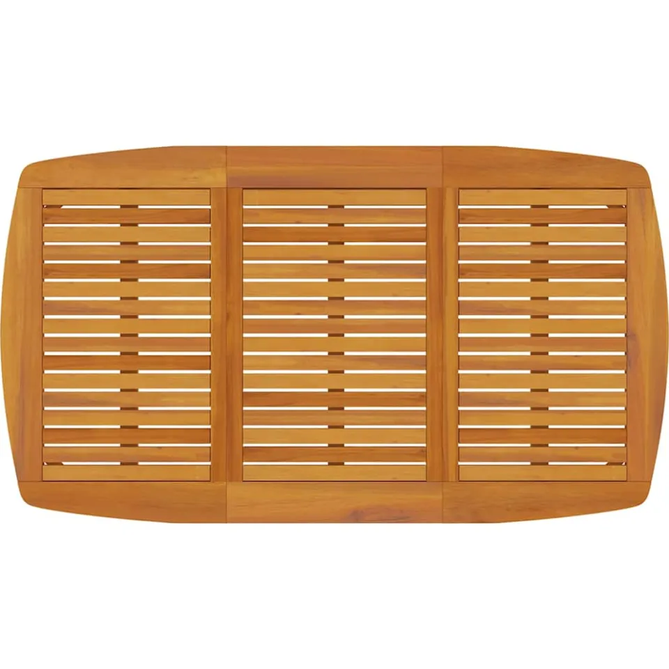 vidaXL Tuintafel 160x90x75 cm massief acaciahout Bruin
