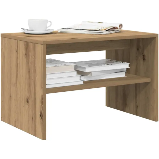 vidaXL Tv-meubel 60x40x40 cm bewerkt hout artisanaal eikenkleur Bruin