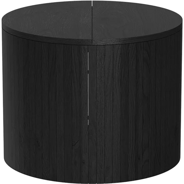 Vicco Tavilo Salontafel – 48 x 48 cm Eiken/zwart