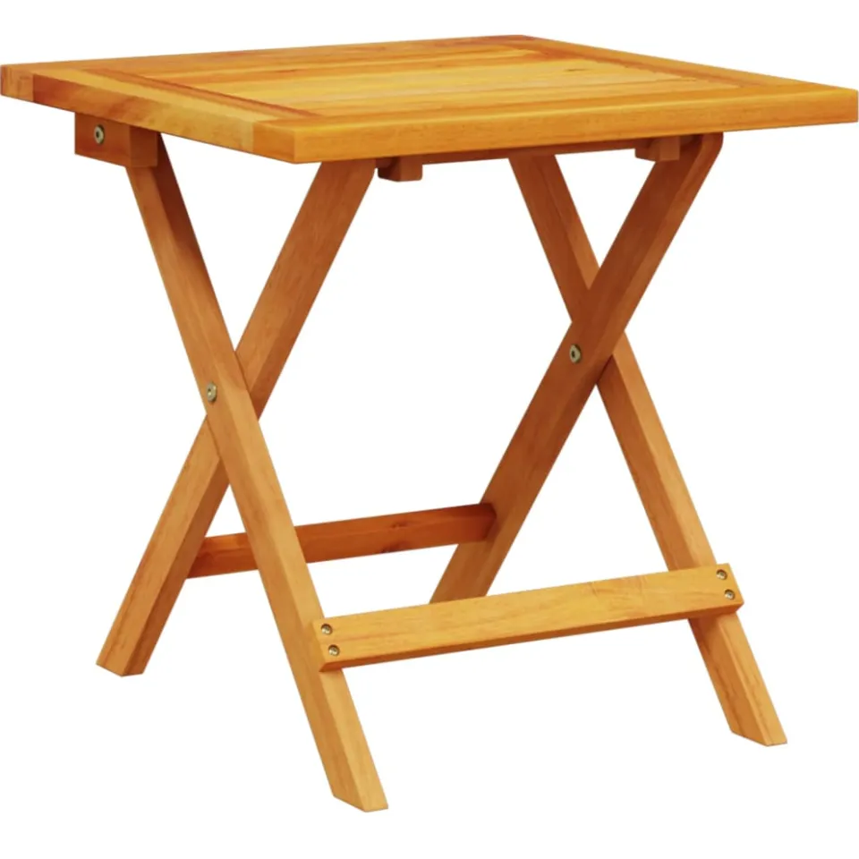 vidaXL Tuinbijzettafel 40x40x40 cm massief acaciahout bruin, foto 3