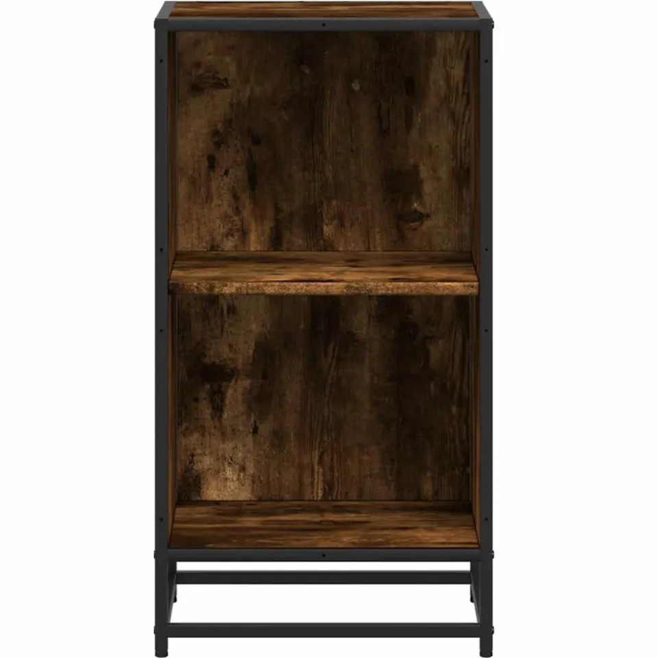 vidaXL Boekenkast 40x35x76 cm bewerkt hout gerookt eikenkleurig, foto 4