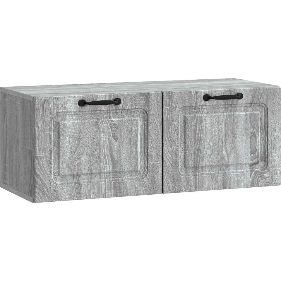 vidaXL Wandbeugel TV-kast 78,5 x 31 x 30 cm Grijs sonoma Bewerkt hout, foto 3