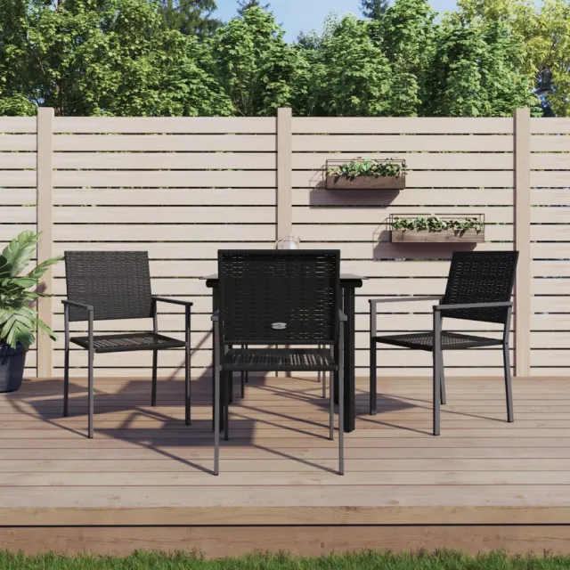 vidaXL 5-delige Tuinset poly rattan en staal, foto 2