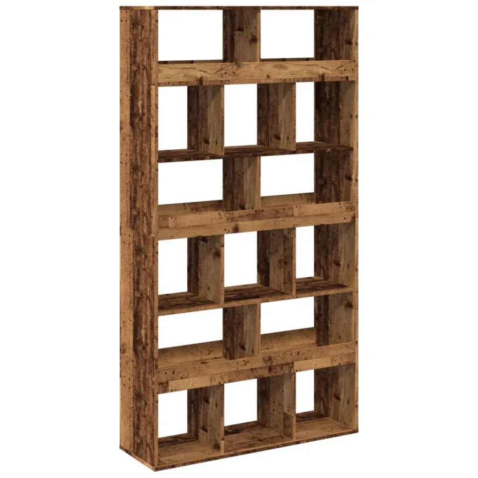 vidaXL Boekenkast 100x33x187,5 cm bewerkt hout oud houtkleurig bruin, foto 3
