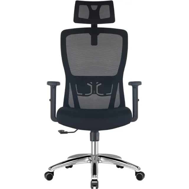 BOG Ergonomische - Bureaustoel - Met - Hoofdsteun - Armleuningen - Lendensteun - In - Hoogte - Verstelbaar - Draaibaar - Schommelfunctie 90°-120° - Computerstoel - Max - Belastbaarheid 150kg ZWART