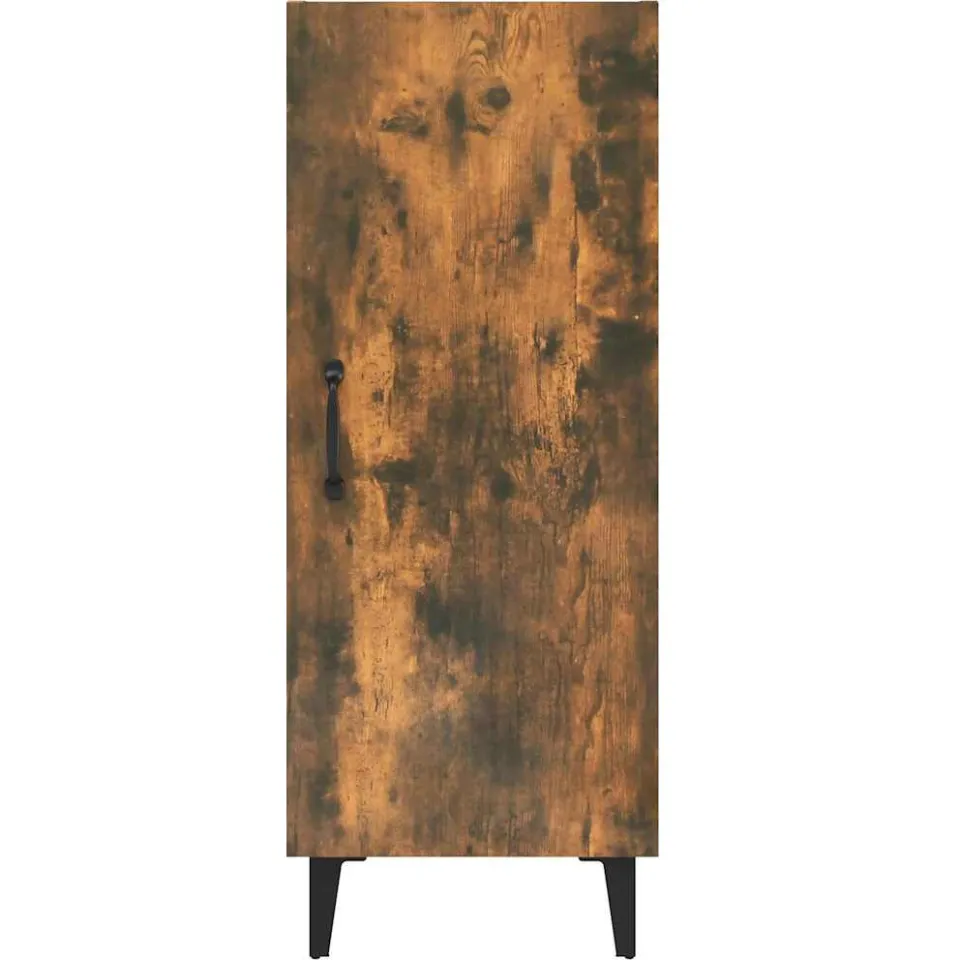 vidaXL Dressoir 34,5x34x90 cm bewerkt hout gerookt eikenkleurig, foto 4