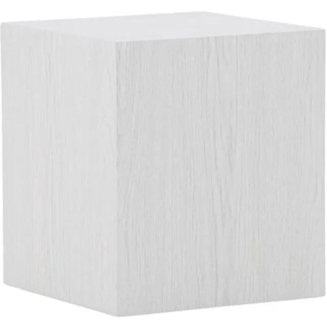 Svea Clara salontafel mdf - 40 x 40 cm - whitewash Wit