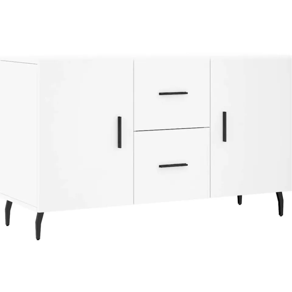 vidaXL Dressoir 100x36x60 cm bewerkt hout wit, foto 3