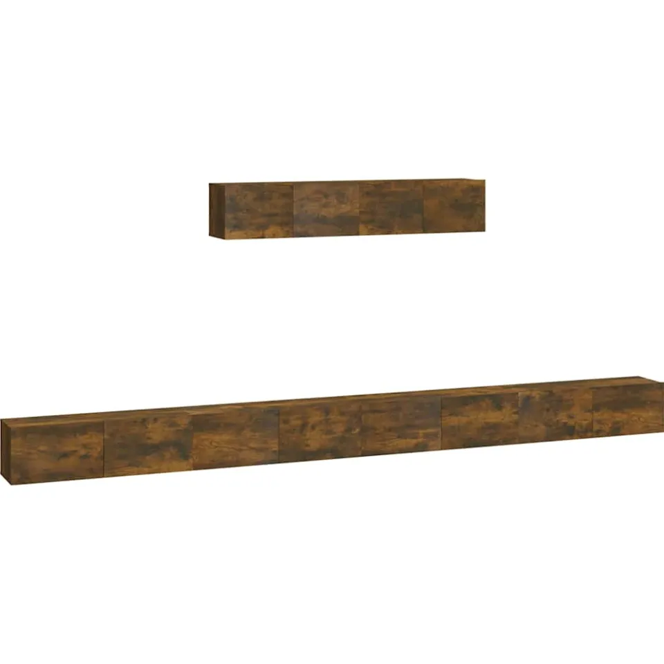 vidaXL 6-delige Tv-meubelset bewerkt hout gerookt eikenkleurig, foto 3
