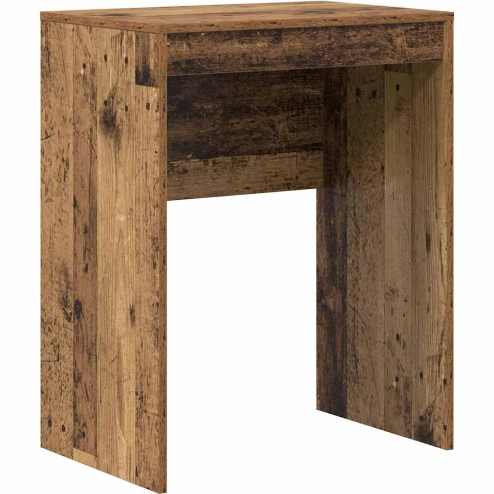 vidaXL Bureau Oudhout 60 x 40 x 76 cm bruin, foto 3