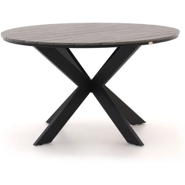 Bellagio tuinmeubelen Bellagio Fidenza dining tuintafel ø126cm Zwart