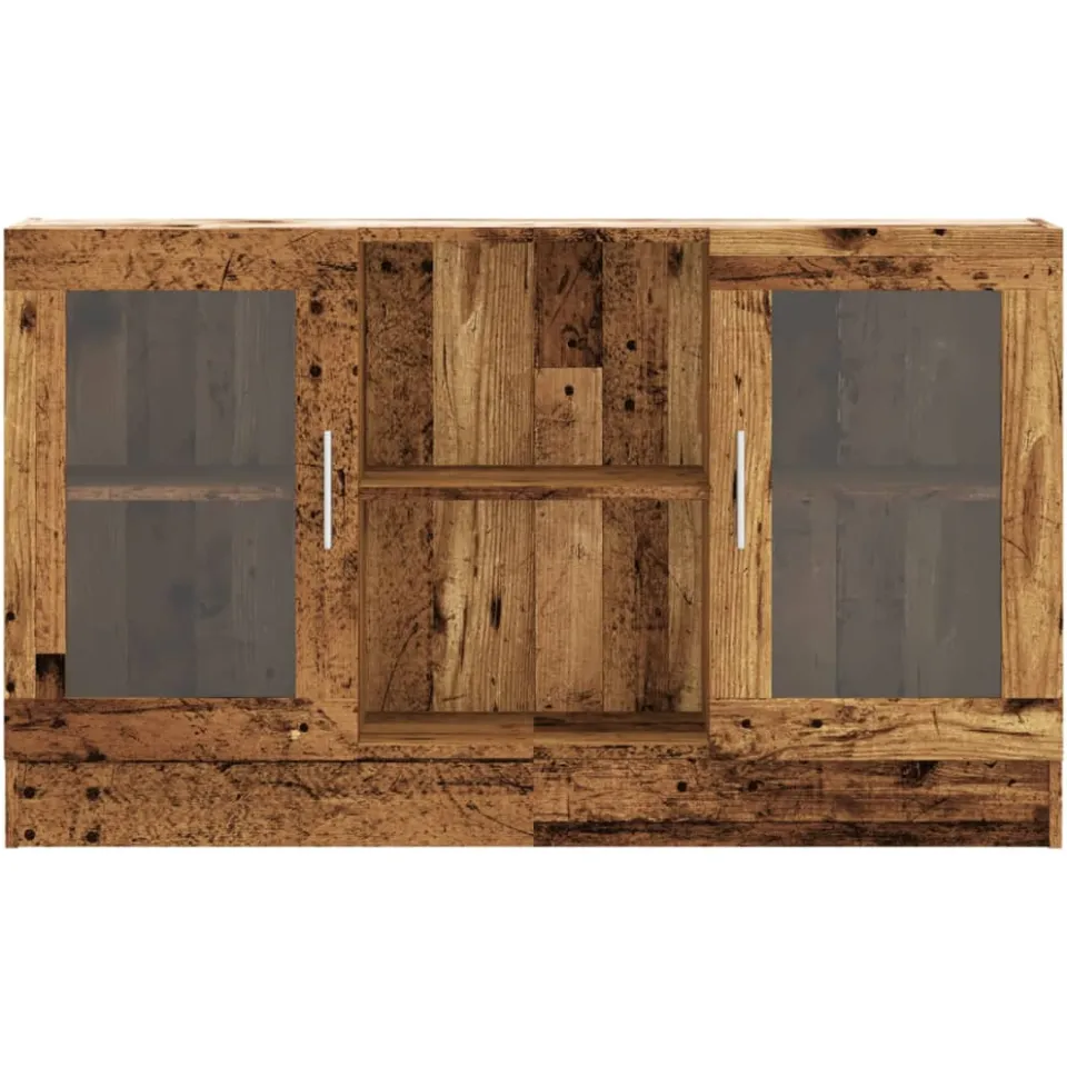 vidaXL Dressoir 120x30,5x70 cm bewerkt hout oud houtkleurig bruin, foto 4