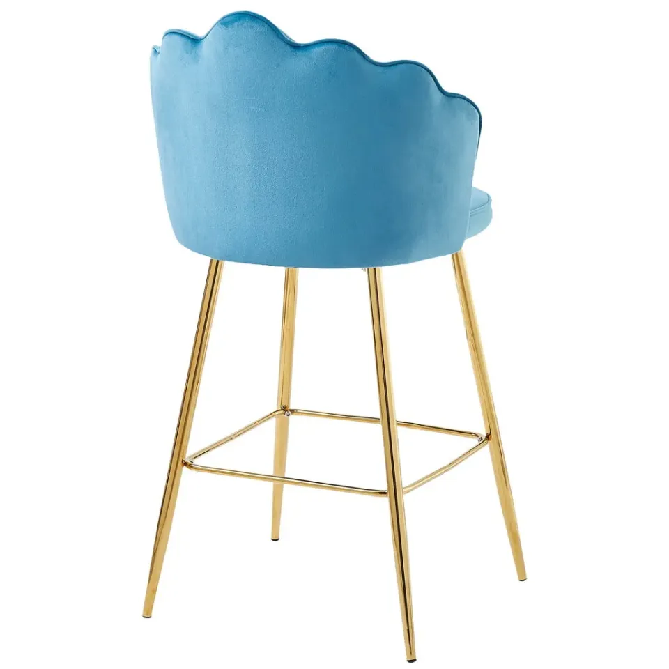 barkruk Chanelle blauw, foto 4
