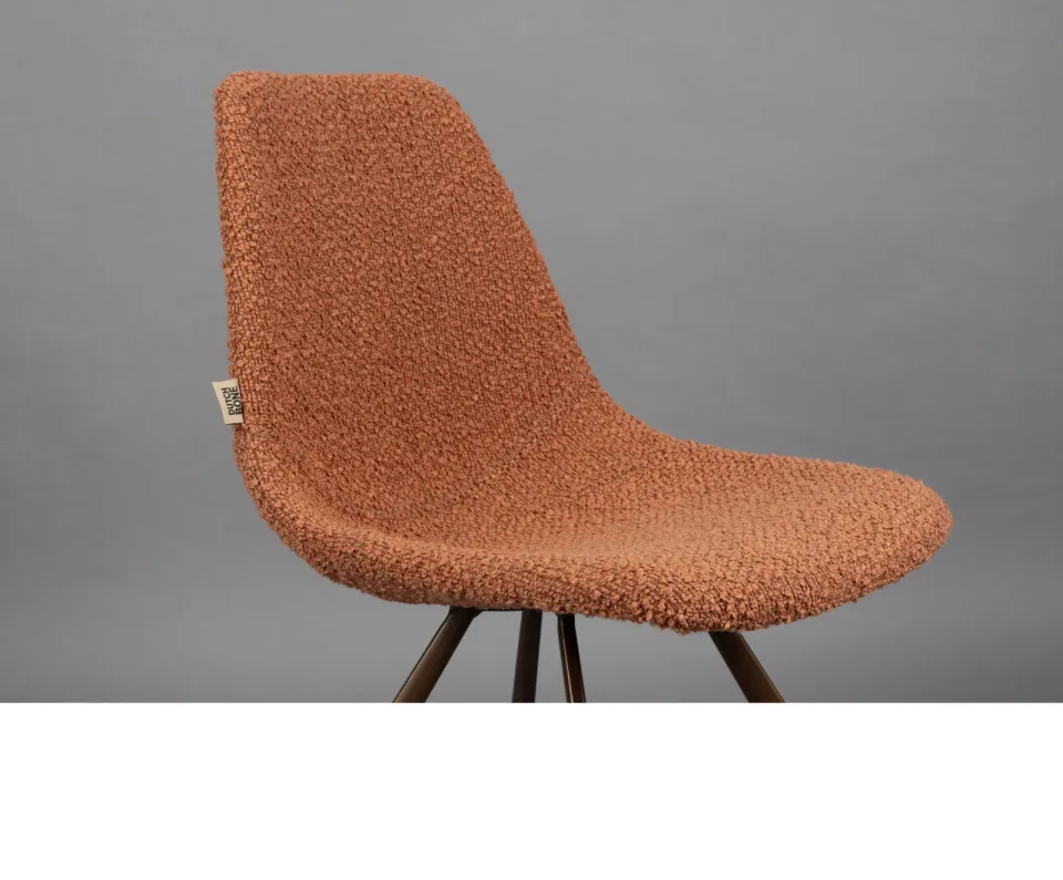 Dutchbone Franky eetkamerstoel terracotta, foto 5