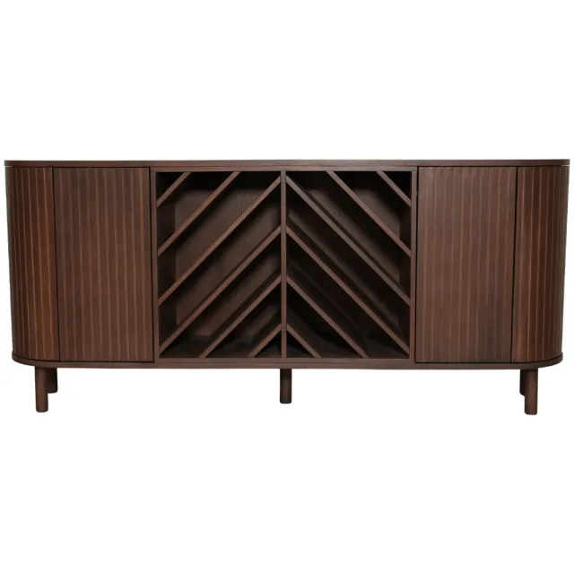 DÉJA Living Deja Living Dressoir Acuna - Eiken Hout - Incl. Opbergruimte - 180x40x80cm Walnoot