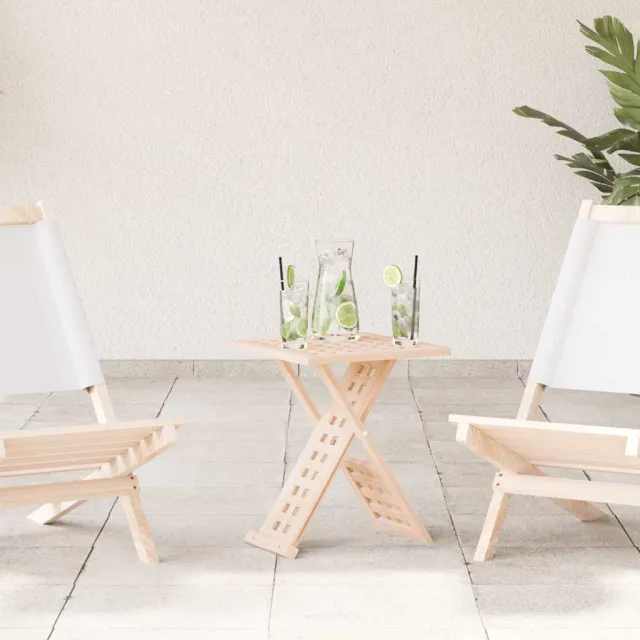 vidaXL Salontafel Bruin 33 x 33 x 40,5 cm Massief Notenhout, foto 2