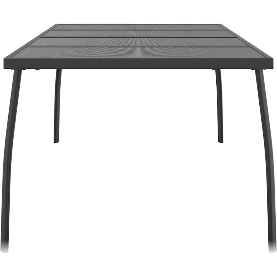 vidaXL Tuintafel 200x100x72 cm staalgaas antracietkleurig, foto 4