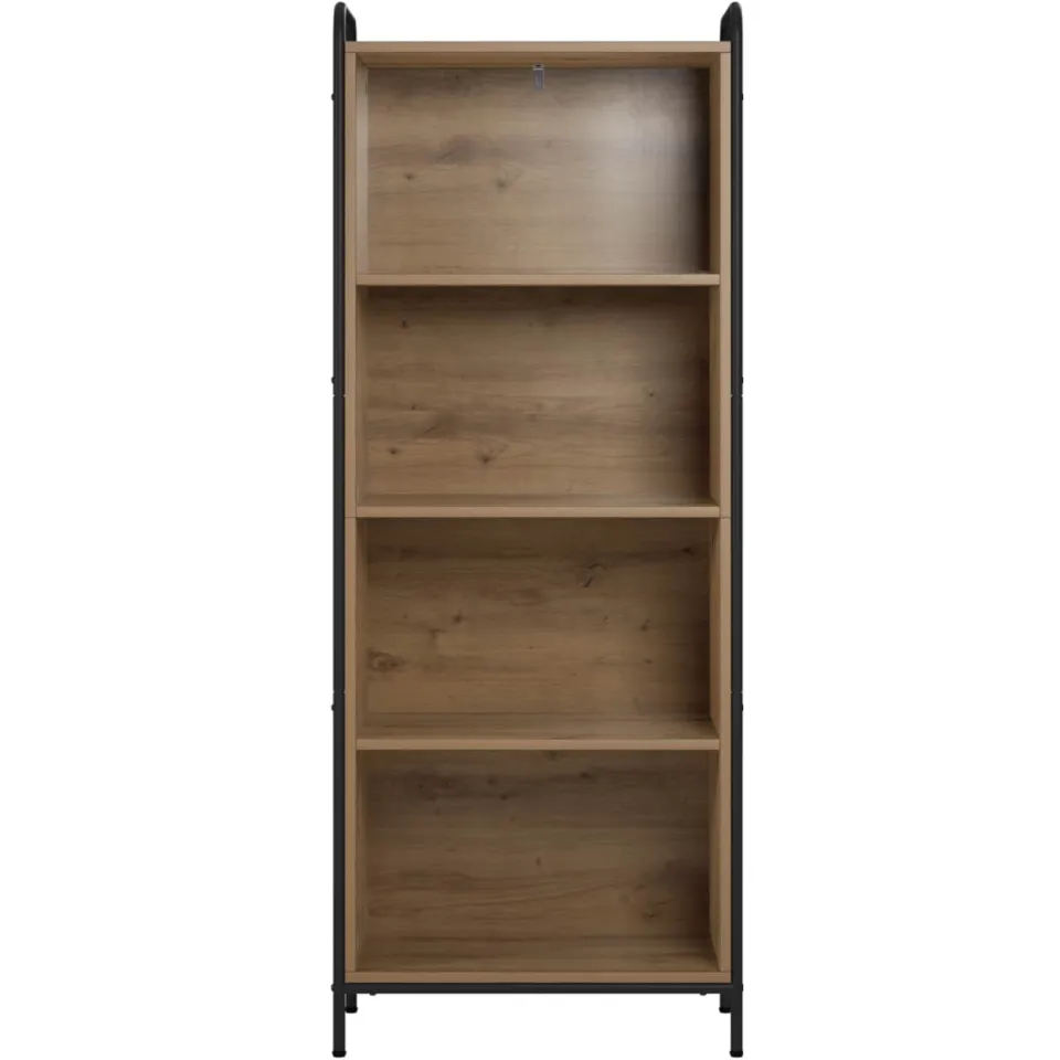 vidaXL Boekenkast 55,5 x 33 x 174 cm Bewerkt hout Artisanaal eiken, foto 2