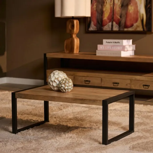 Starfurn Salontafel Britt - Bruin - 60x110x45 cm