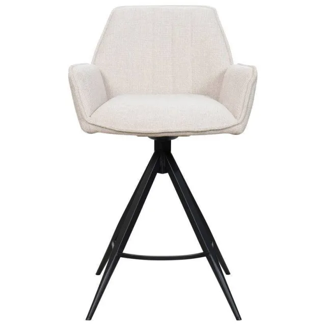 Giga Meubel Noa barstoel draaibaar beige