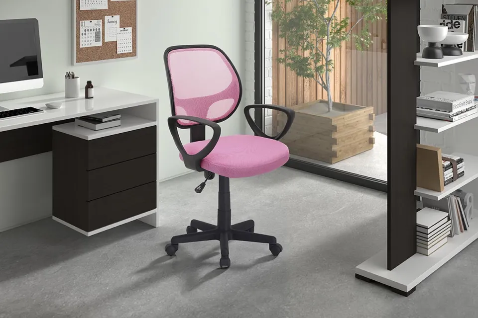 bureaustoel Venice roze, foto 2