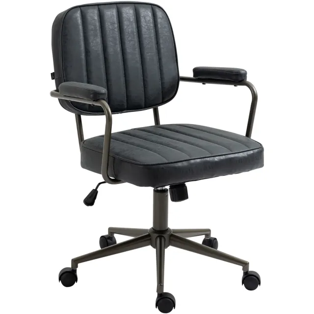 Luxe Comfort Monza 0063 bureaustoel - antiek zwart
