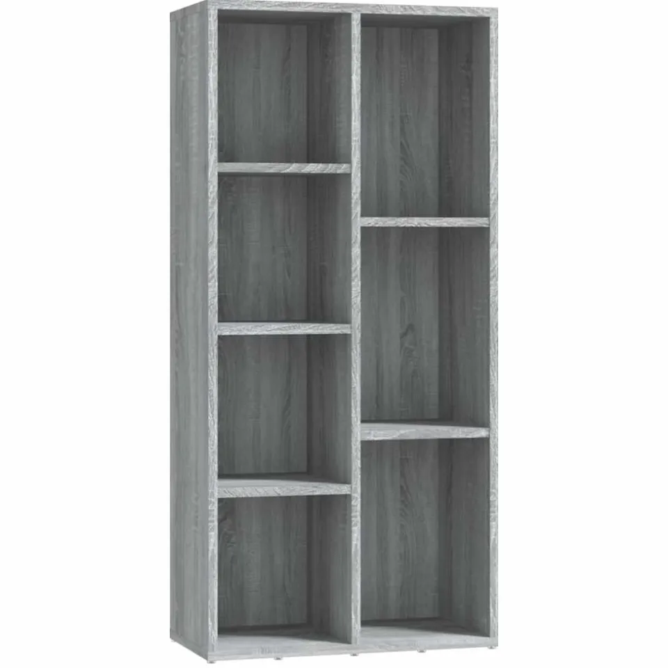 vidaXL Boekenkast 50x25x106 cm grijs sonoma eikenkleurig
