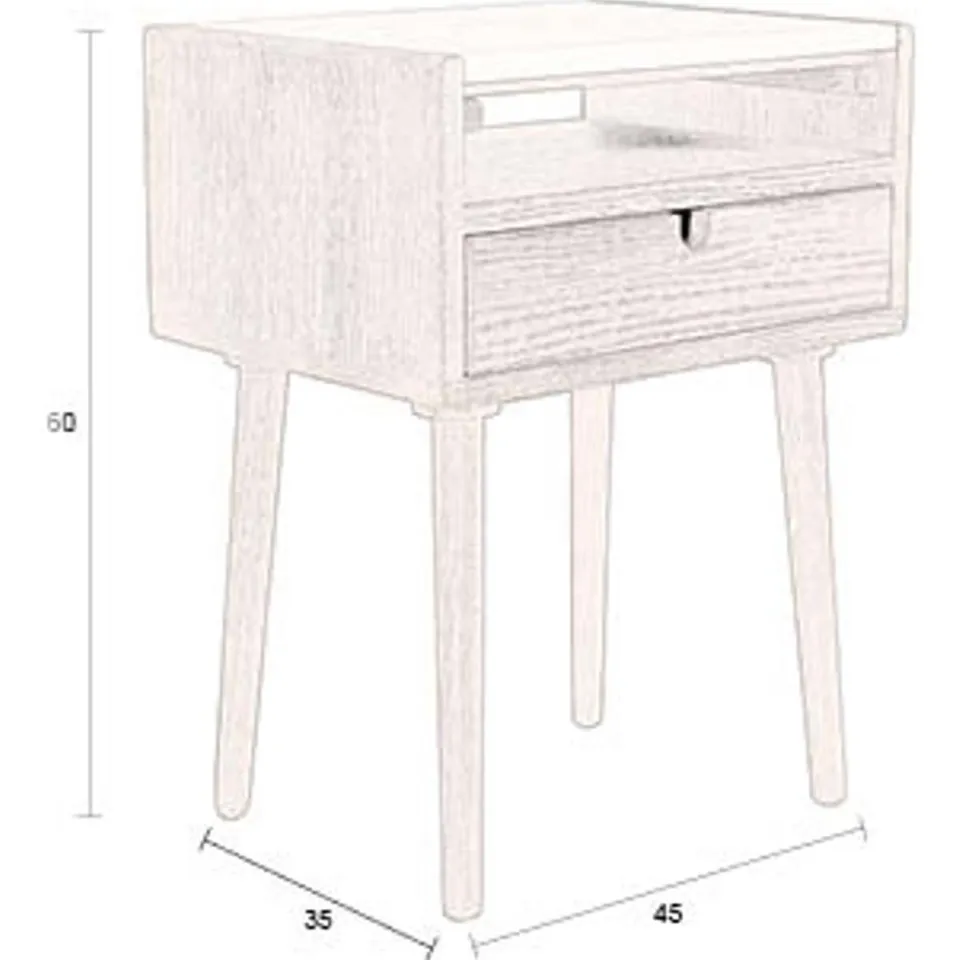 Dutchbone Arda bijzettafel bruin, foto 3