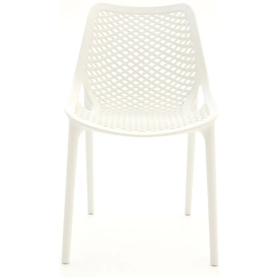 Forza Furniture Forza Ripi dining tuinstoel stapelbaar wit, foto 3