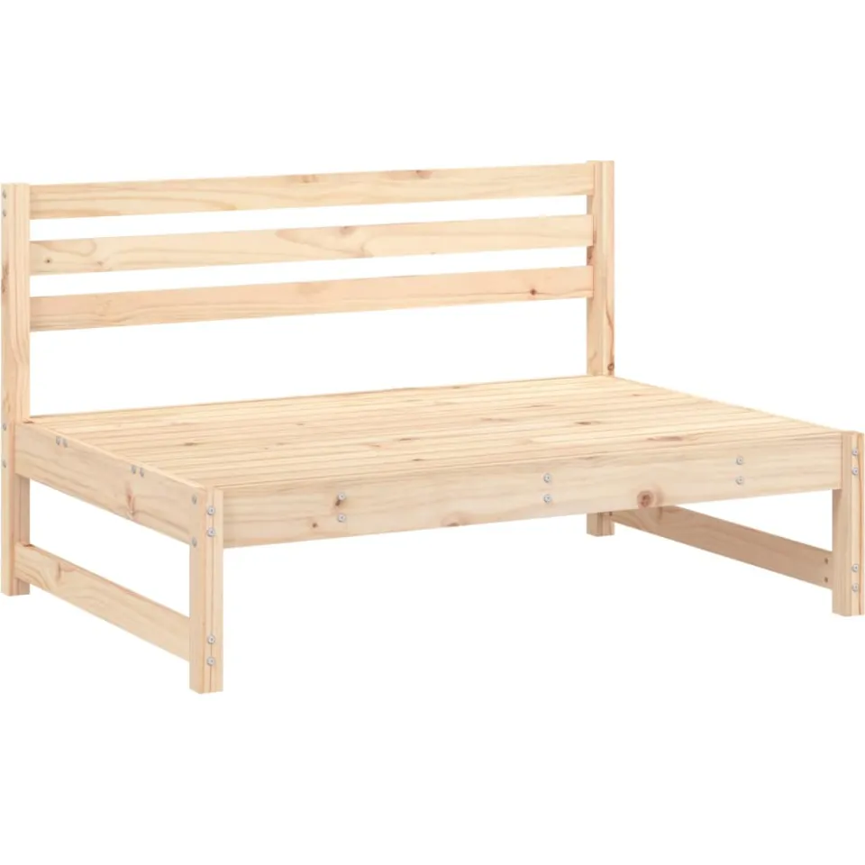 vidaXL 4-delige Loungeset massief grenenhout bruin, foto 2