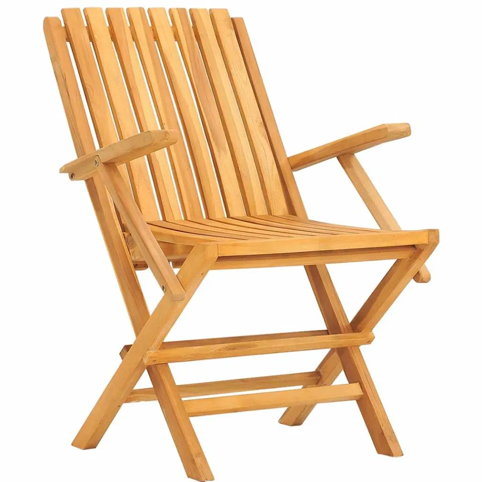 vidaXL 7-delige Tuinset massief teakhout bruin, foto 4