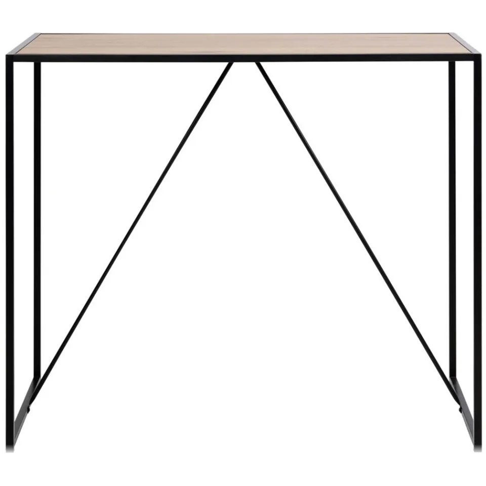 Lisomme Vic houten bartafel naturel - 120 x 60 cm Bruin