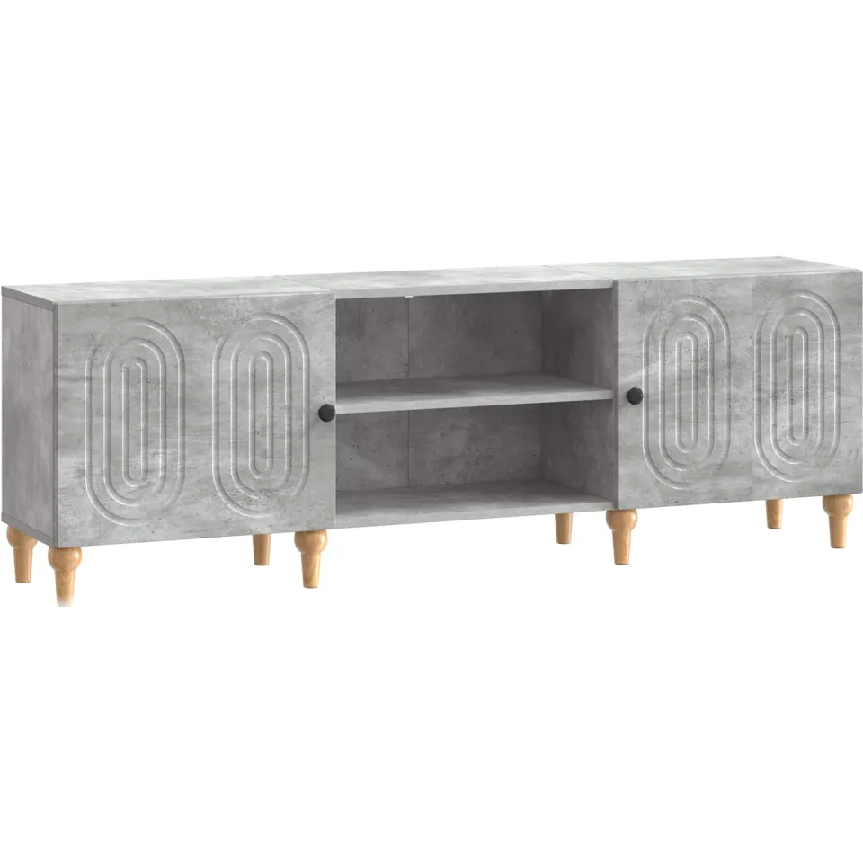 vidaXL TV-kast 150 x 31 x 50 cm Betongrijs Bewerkt hout