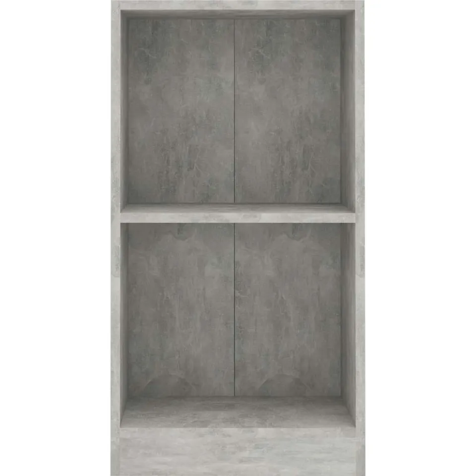 vidaXL Boekenkast 40x24x75 cm bewerkt hout betongrijs grijs, foto 4