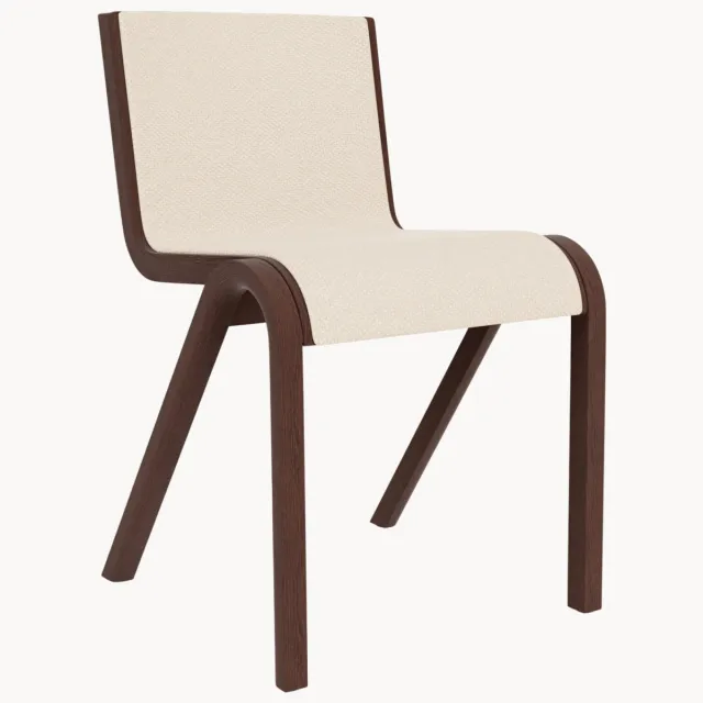 Audo Copenhagen Gestoffeerde eetstoel Ready Dining Wit