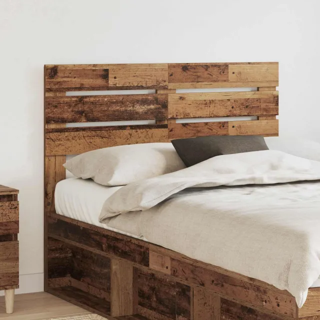 vidaXL Hoofdbord Oud Hout Bewerkt hout Bruin