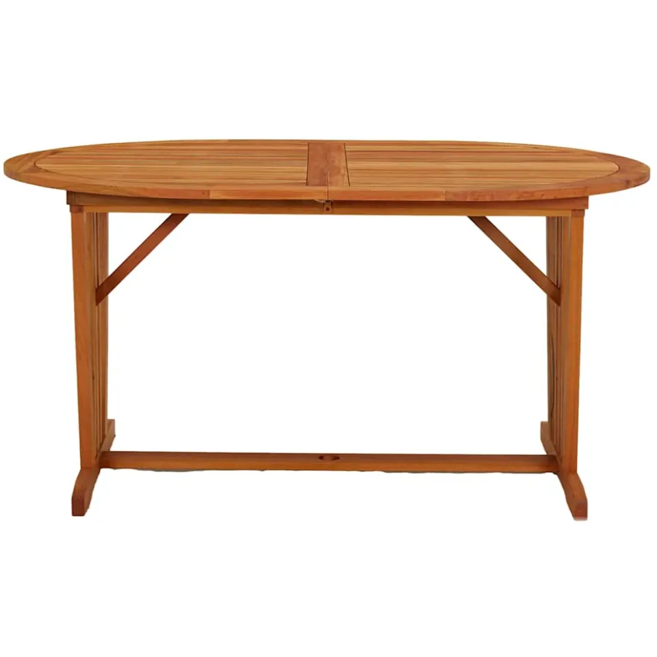 vidaXL Tuintafel 200x100x75 cm massief eucalyptushout bruin, foto 3