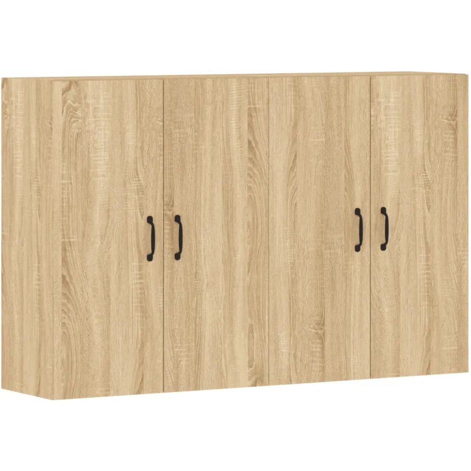 vidaXL Hangkasten 2 st bewerkt hout sonoma eikenkleurig, foto 3