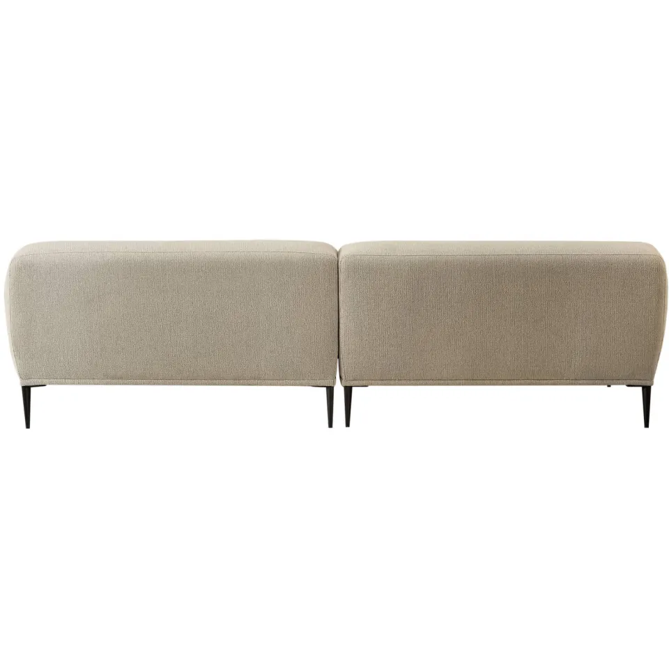 NOUS Living hoekbank Amina hoek rechts - beige, foto 4