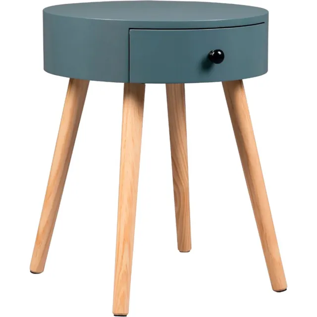 Happyment Ladekastje modern - Nachtkastje - Slaapkamer - Bureau - Kantoor - Ladekast Hout - Grijs - 38x38x48cm