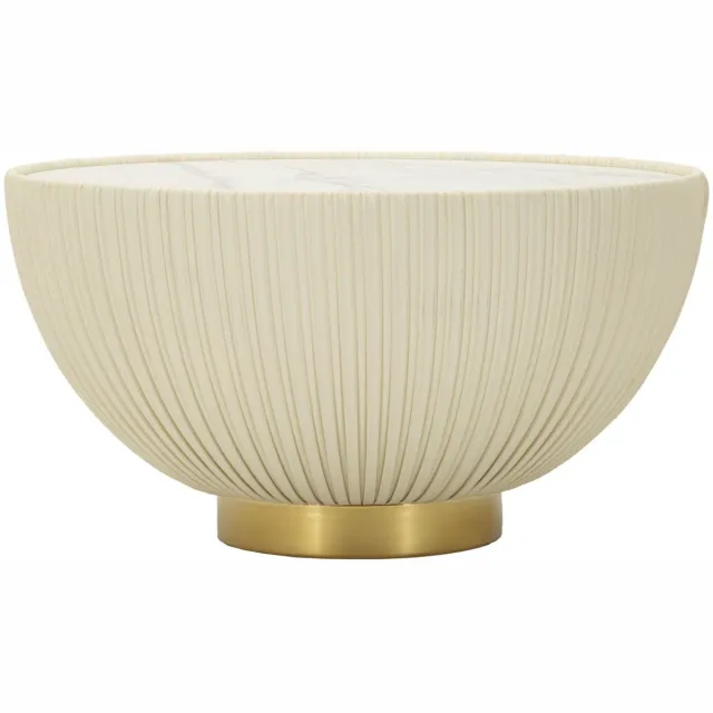 Mauro Ferretti Salontafel Elge Coffee Table Ø 71×38 cm Crème