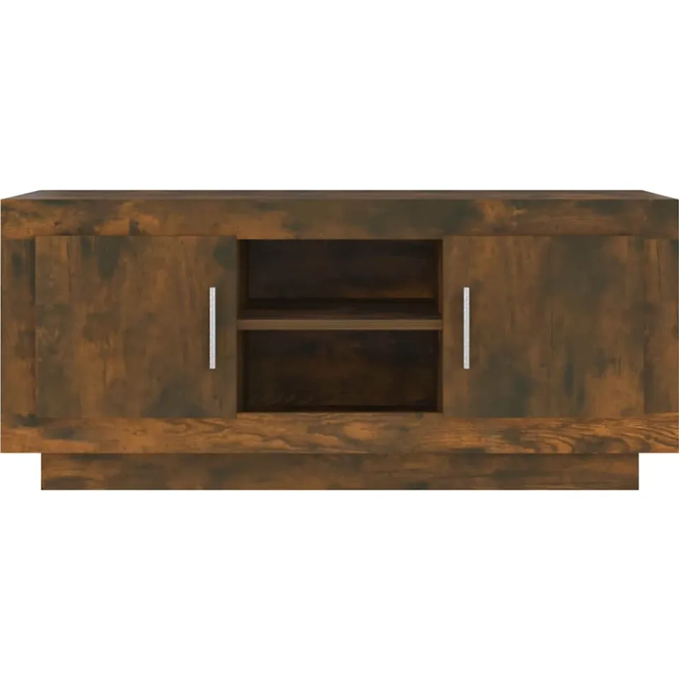 vidaXL Tv-meubel 102x35x45 cm bewerkt hout gerookt eikenkleurig, foto 4