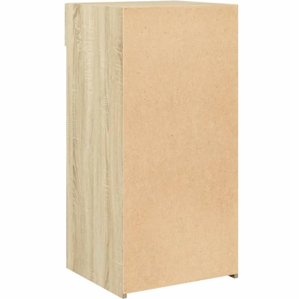vidaXL Dressoir 45x42,5x93 cm bewerkt hout sonoma eikenkleurig, foto 4