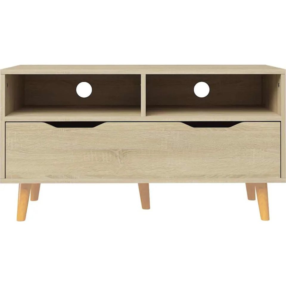 vidaXL Tv-meubel 90x40x48,5 cm bewerkt hout sonoma eikenkleurig, foto 4