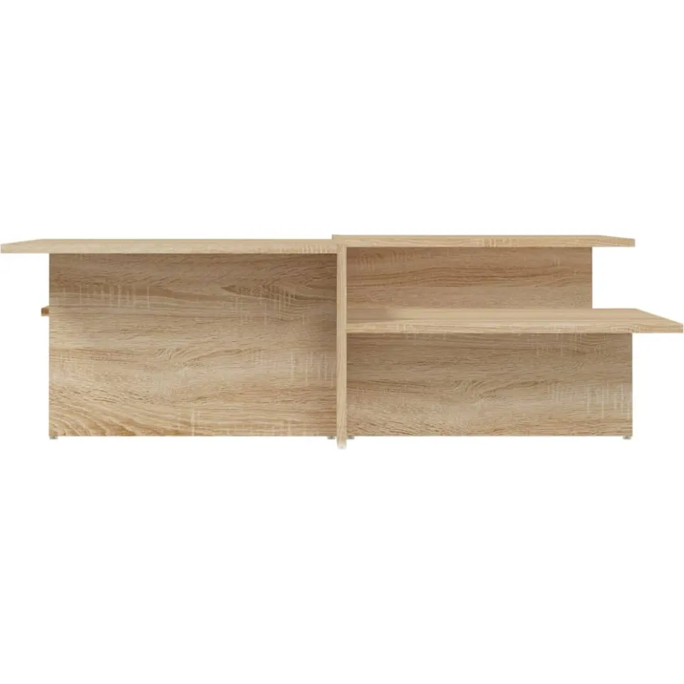vidaXL Salontafels 2 st bewerkt hout sonoma eikenkleurig